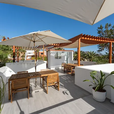 With Stunning Views And A Solarium In Arona Villa *